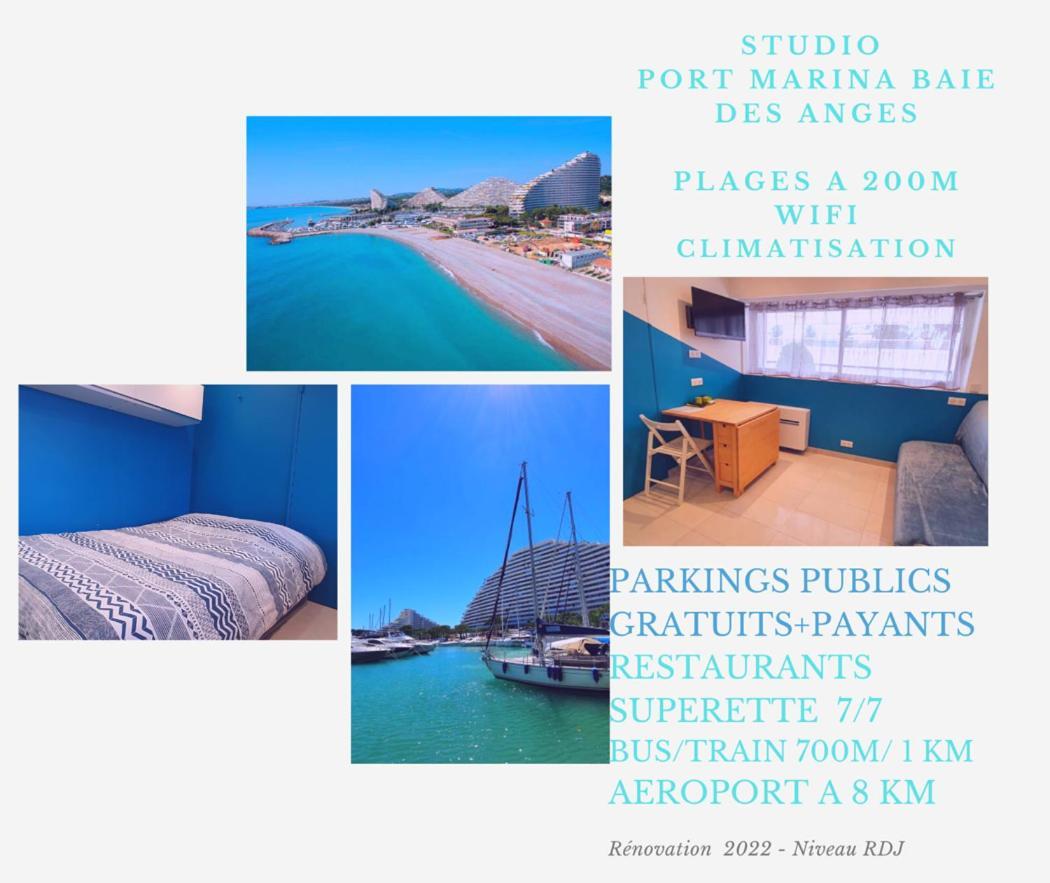 Fame - Marina Baie Des Anges Apartman Villeneuve-Loubet Kültér fotó